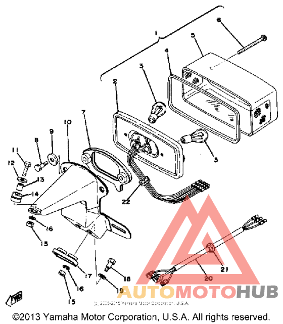 Задний фонарь