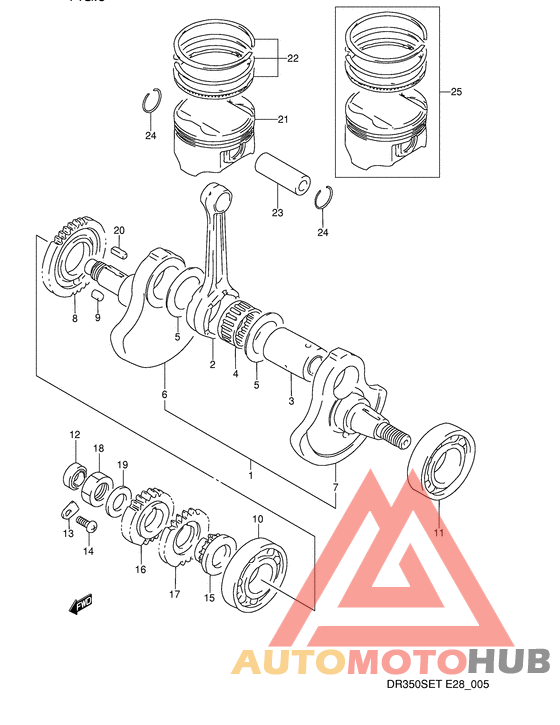 Вал коленчатый