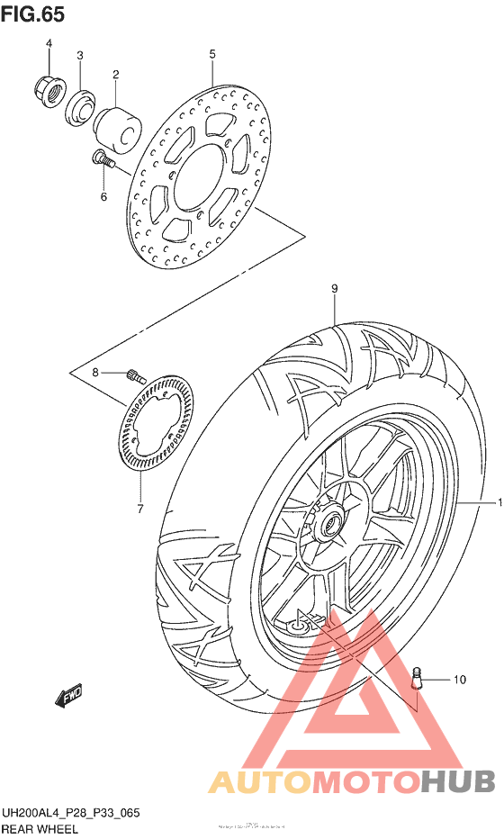 Переднее колесо