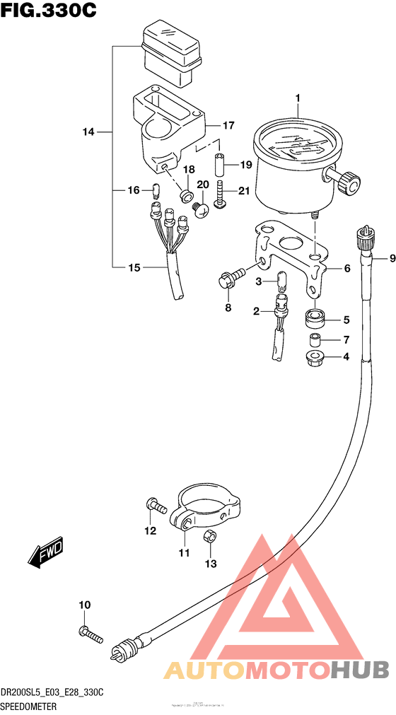 Speedometer (Dr200Sl5 E33)