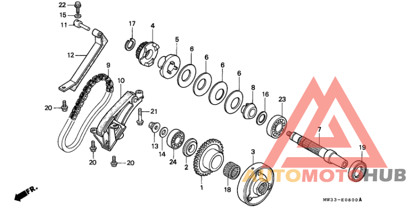 Муфта стартера