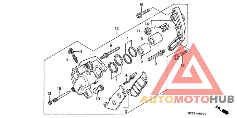 Передний суппорт