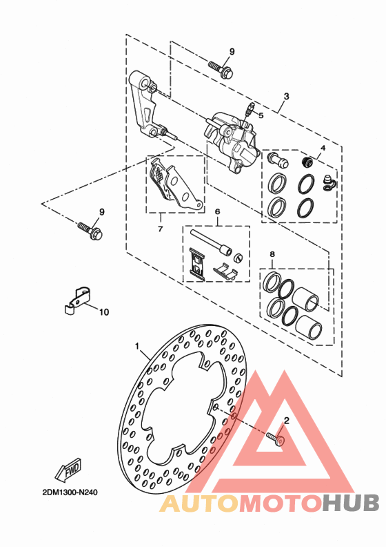 Передний суппорт