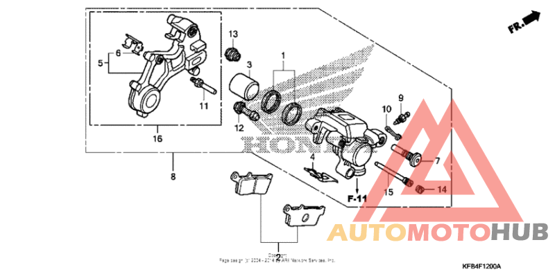 Задний суппорт