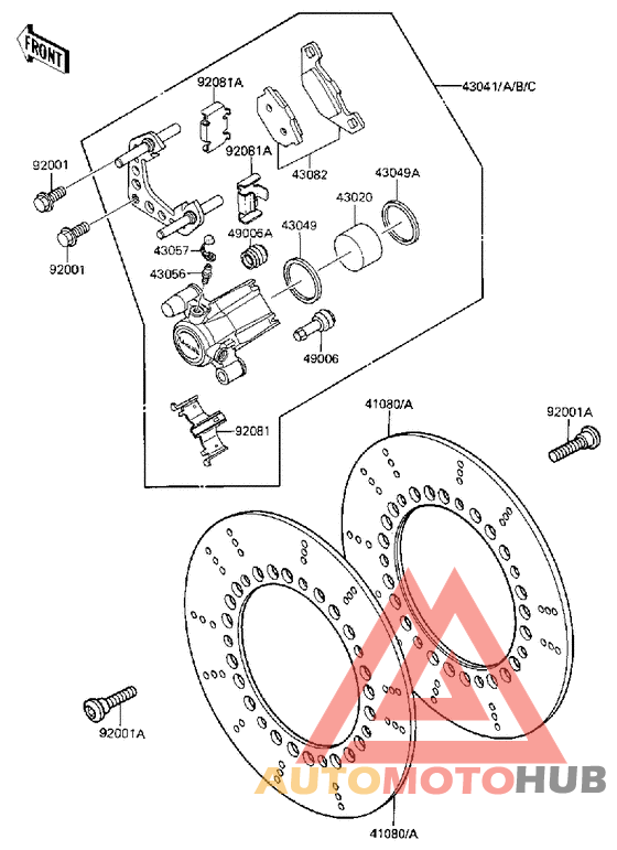 Передний суппорт