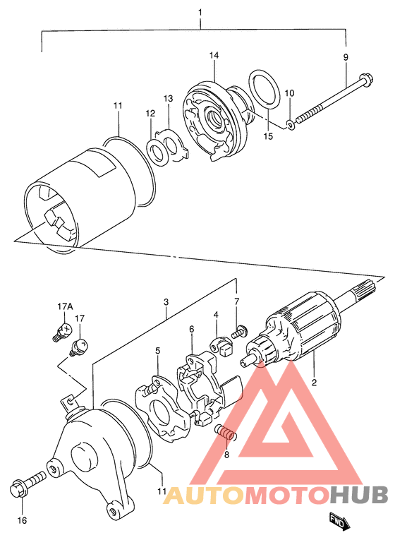 Стартерный мотор