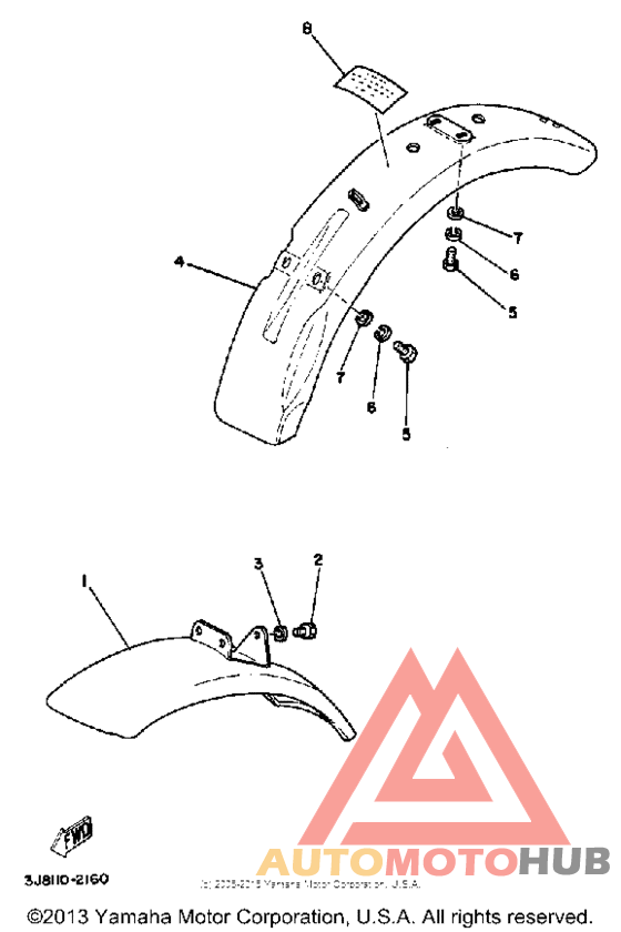 Front fender - rear fender