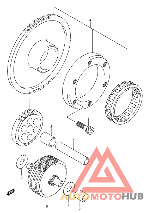 Муфта стартера