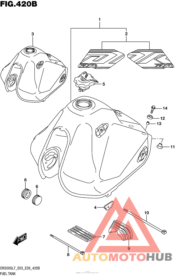 Fuel Tank (Dr200Sl7 E28)