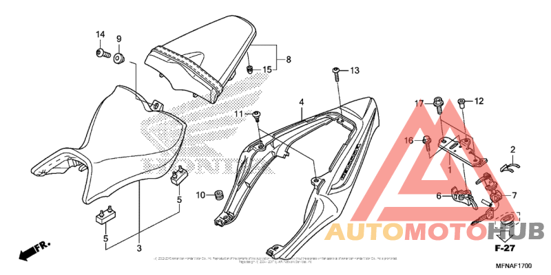 Seat + Rear Cowl