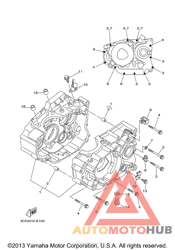 Картер двигателя