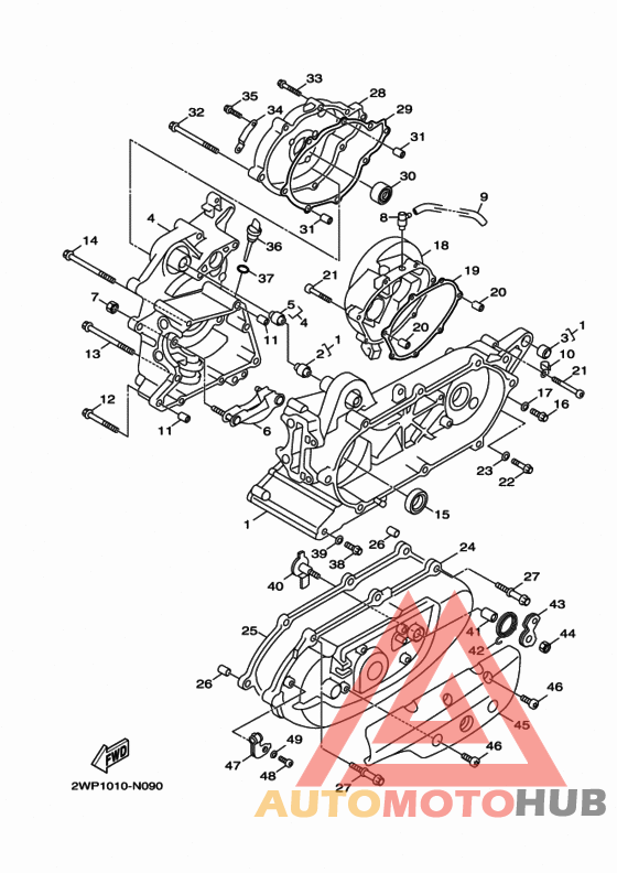 Картер двигателя