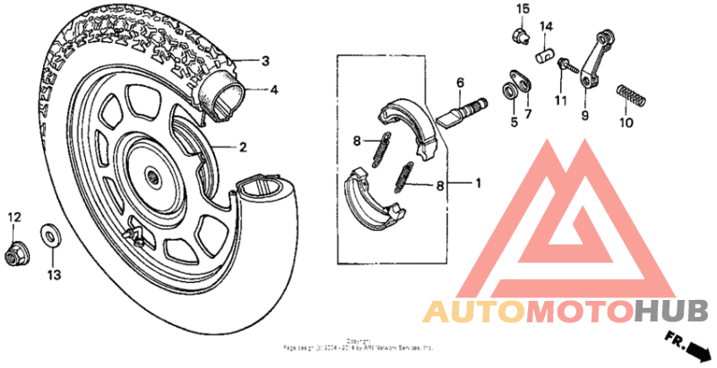 Переднее колесо
