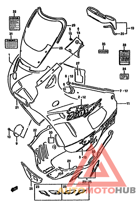 Cowling body