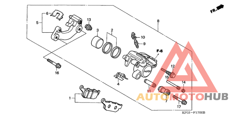 Задний суппорт