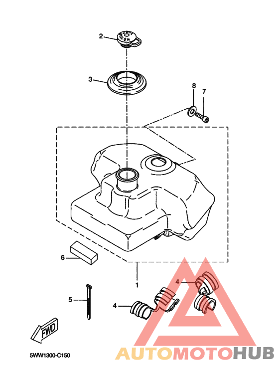Бак масляный
