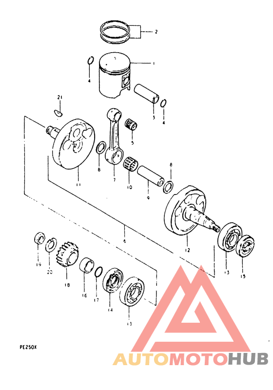 Вал коленчатый