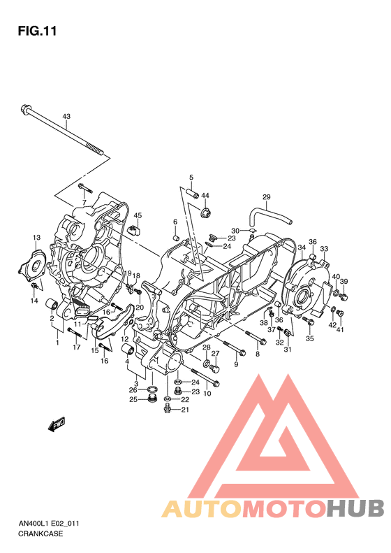Картер двигателя