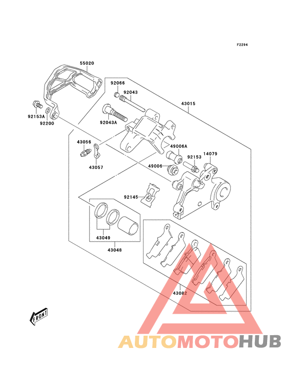 Передний суппорт