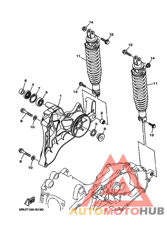 Rear arm & suspension