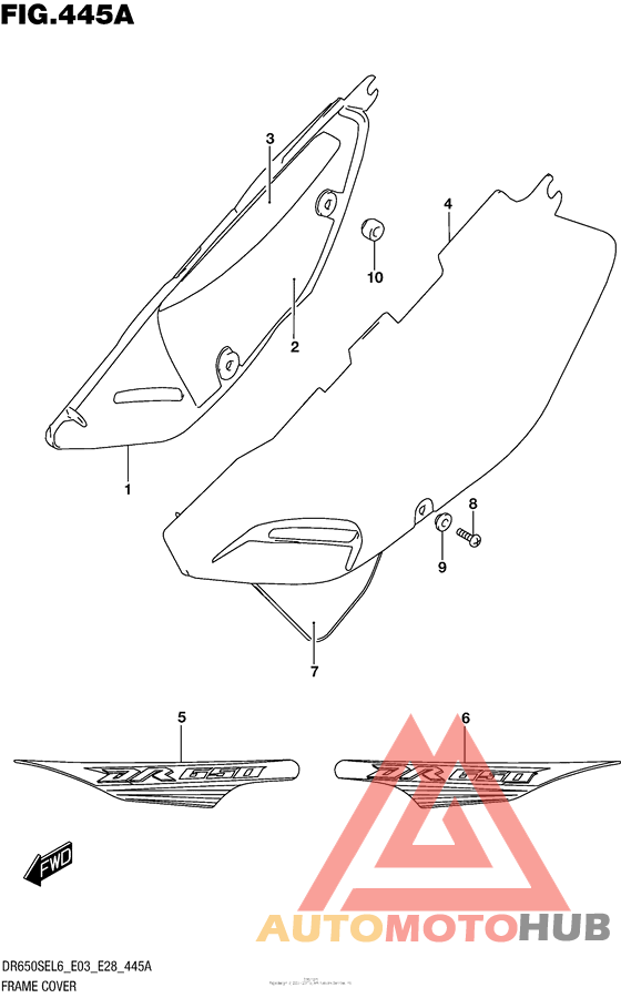 Обтекатель рамы