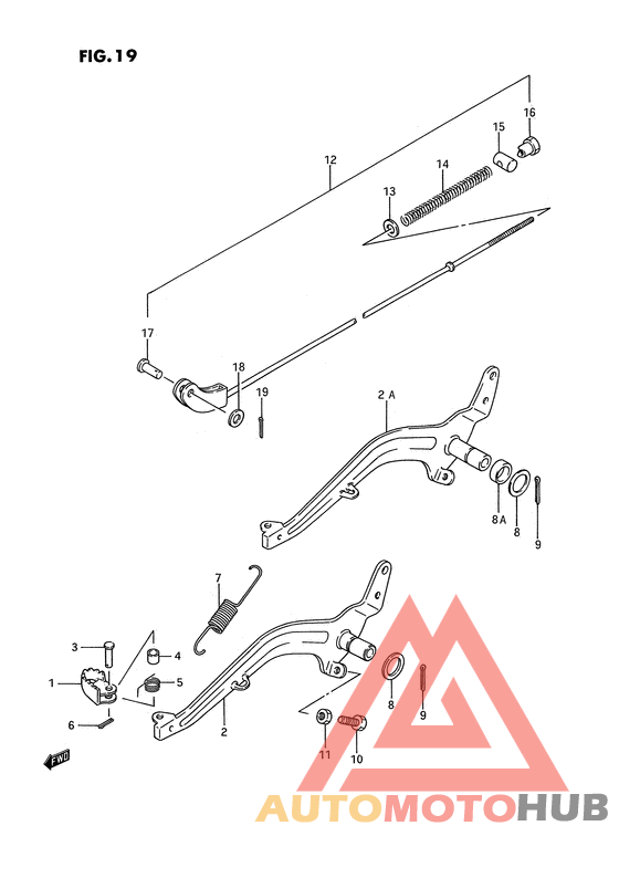 Передний суппорт