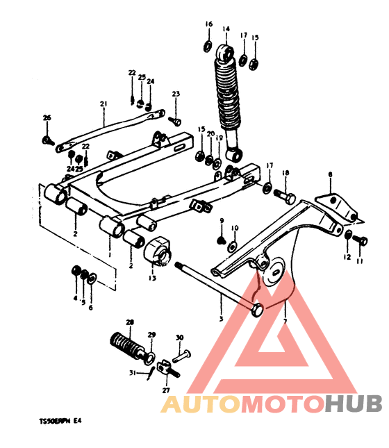 Маятник задний