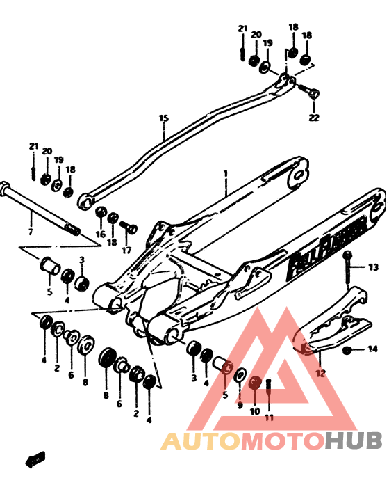 Маятник задний