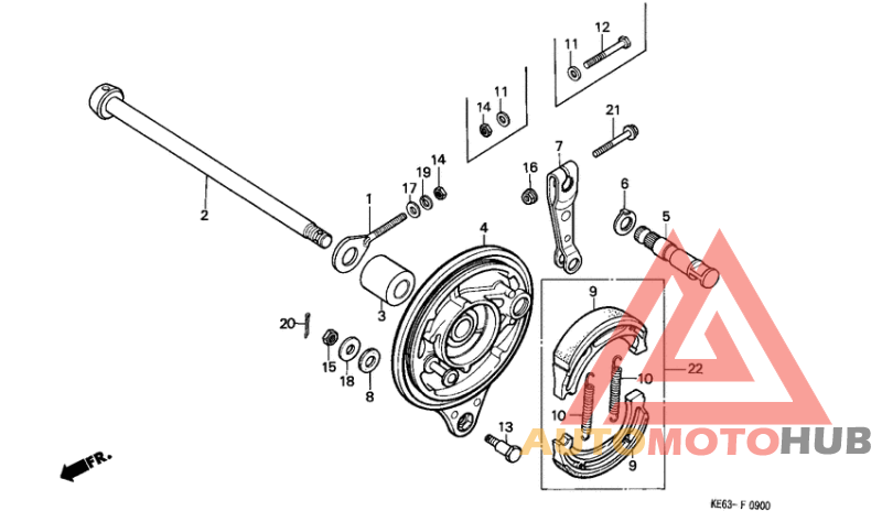 Задний тормоз