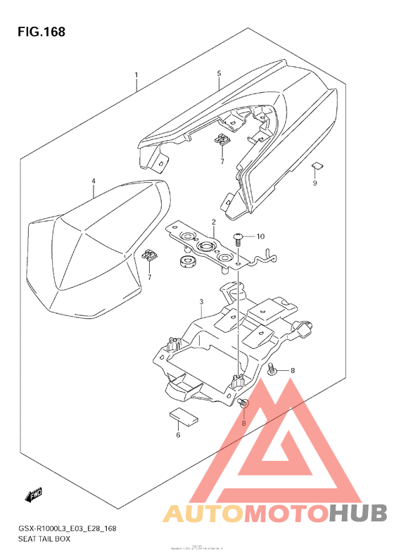 Seat Tail Box (Gsx-R1000Zl3 E03)