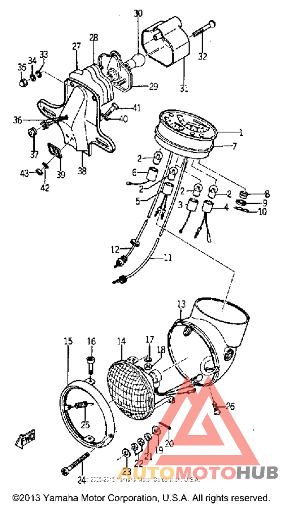 Head lamp and tail lamp