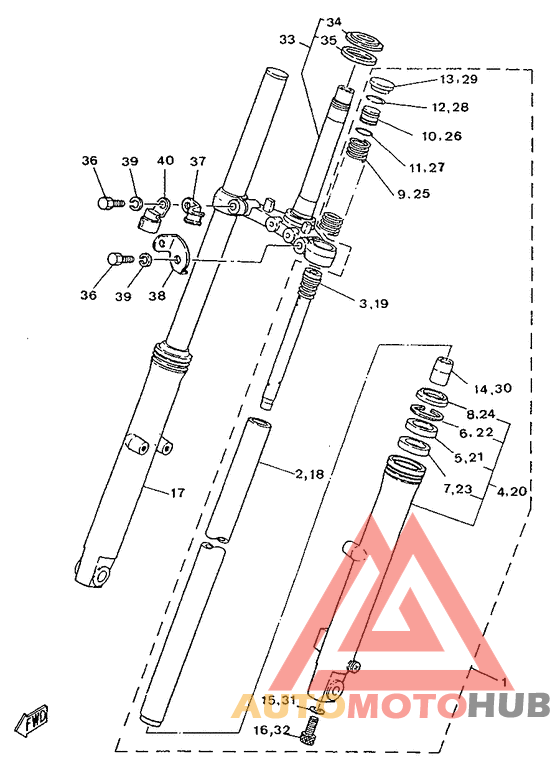 Передняя вилка