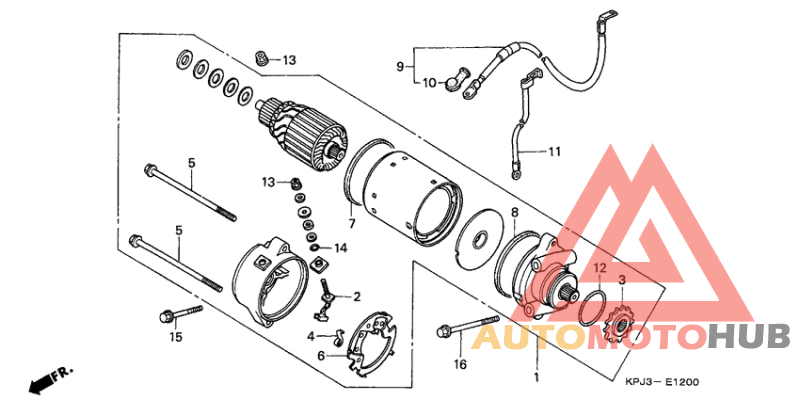 Стартерный мотор