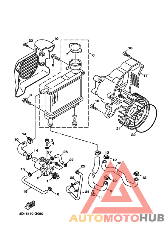Радиатор и шланг