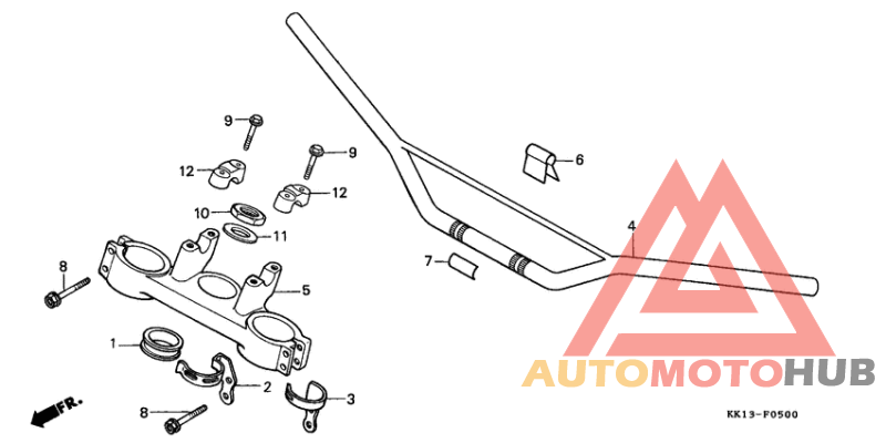 Handle pipe/top bridge