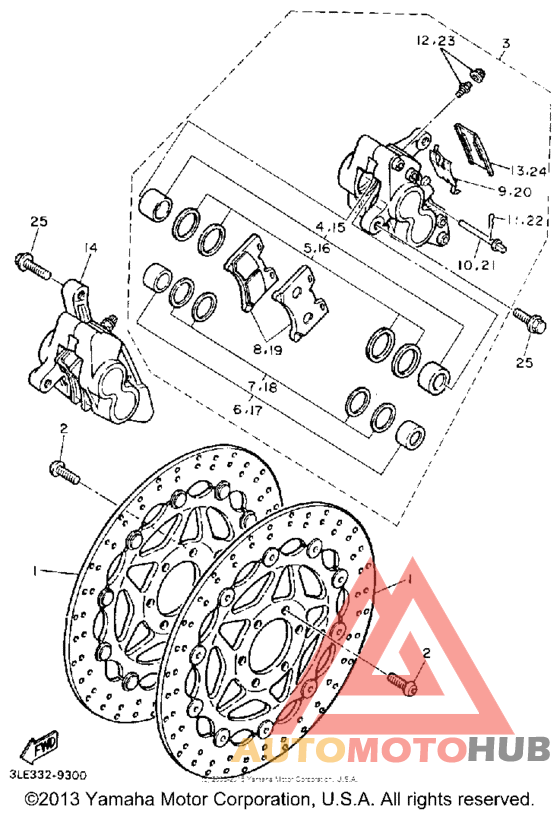 Передний суппорт