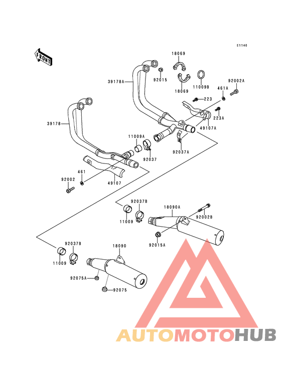 Muffler comp