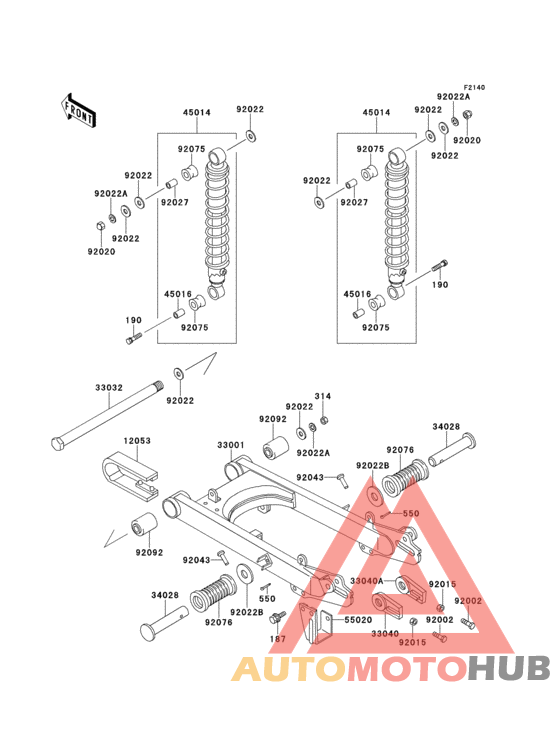 Swingarm/shock absorber