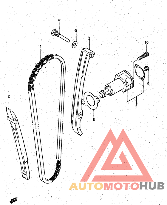 Держатель направляющей