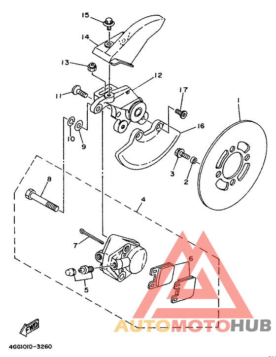 Задний суппорт