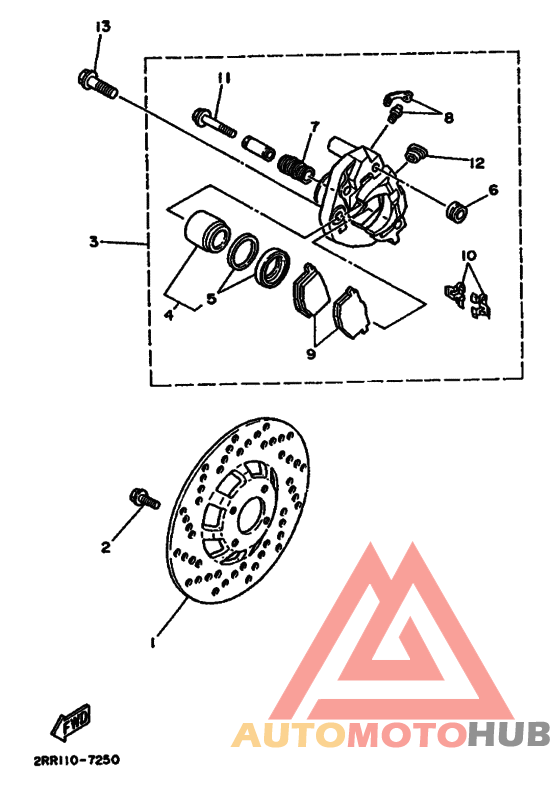 Передний суппорт