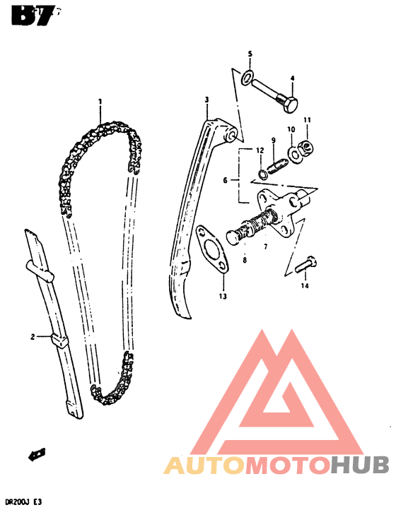 Держатель направляющей