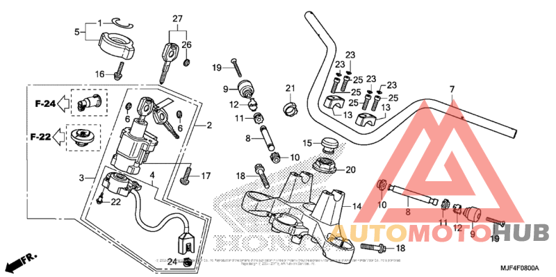 Handlebar + Top Bridge