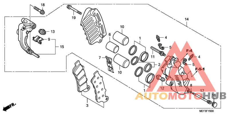 Передний суппорт