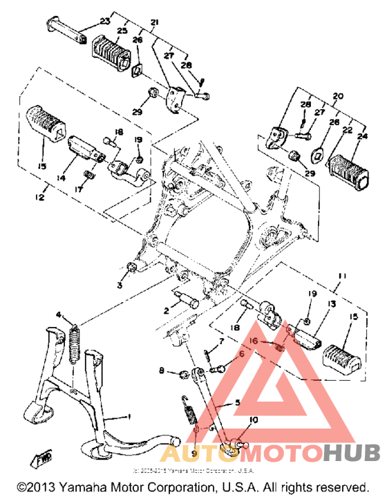Stand - footrest