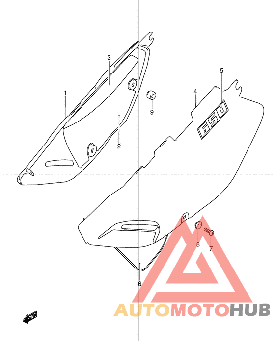 Обтекатель задний
