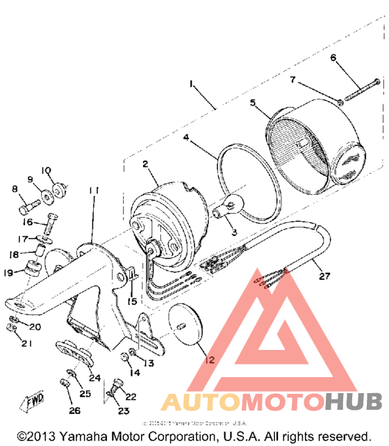 Задний фонарь