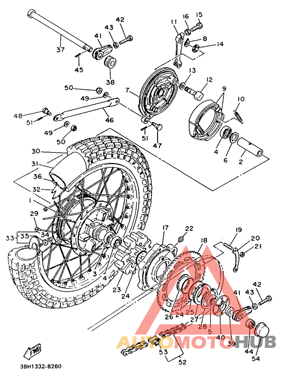Переднее колесо
