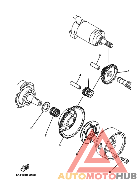 Муфта стартера