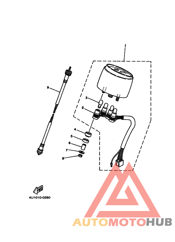 Спидометр в сборе